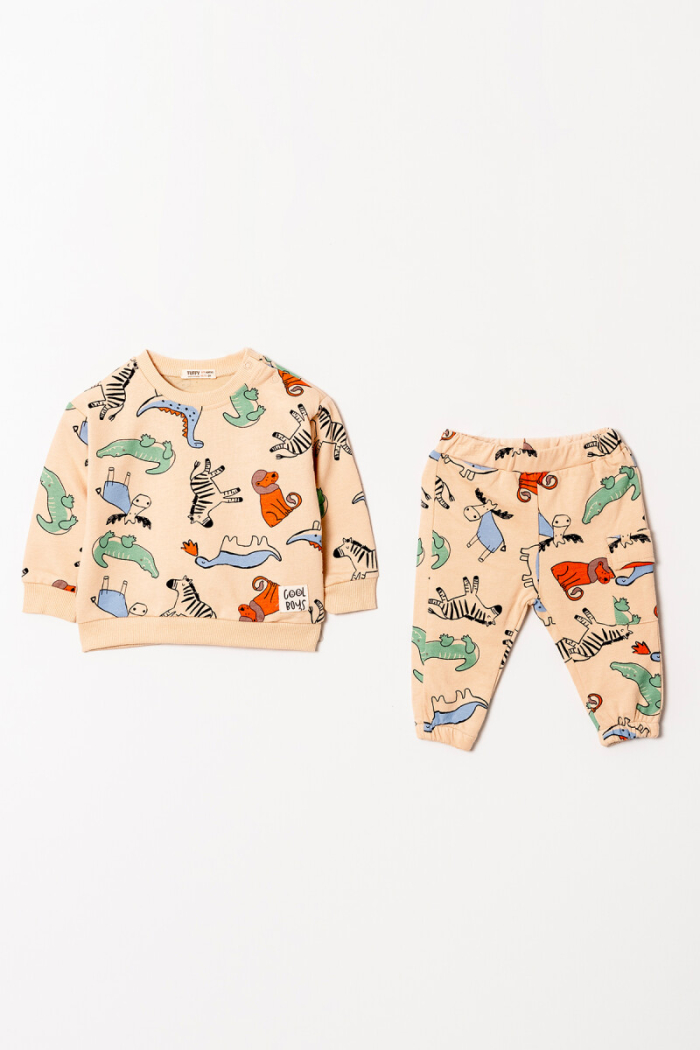 Wholesale Baby Boys Printed Tracksuit Set 6-18M - Producer: Tuffy - Wholesale Kids & Baby Clothes From Turkey - TheBS Kids