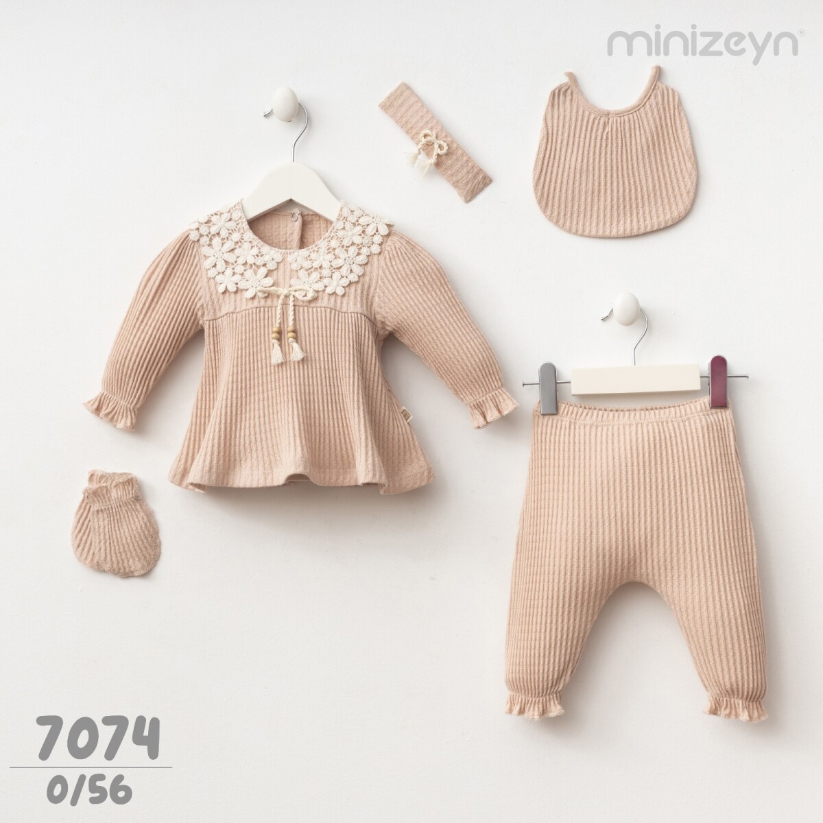 Wholesale Baby Girl 5pcs Set0-3M - Producer: Minizeyn - Wholesale Kids & Baby Clothes From Turkey - TheBS Kids