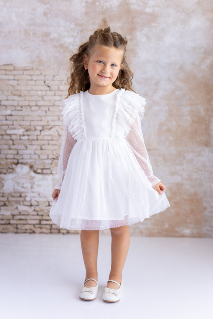 Wholesale Baby Girl Polka Dot Tulle Dress 9-48M - Producer: Zeyland - Wholesale Kids & Baby Clothes From Turkey - TheBS Kids