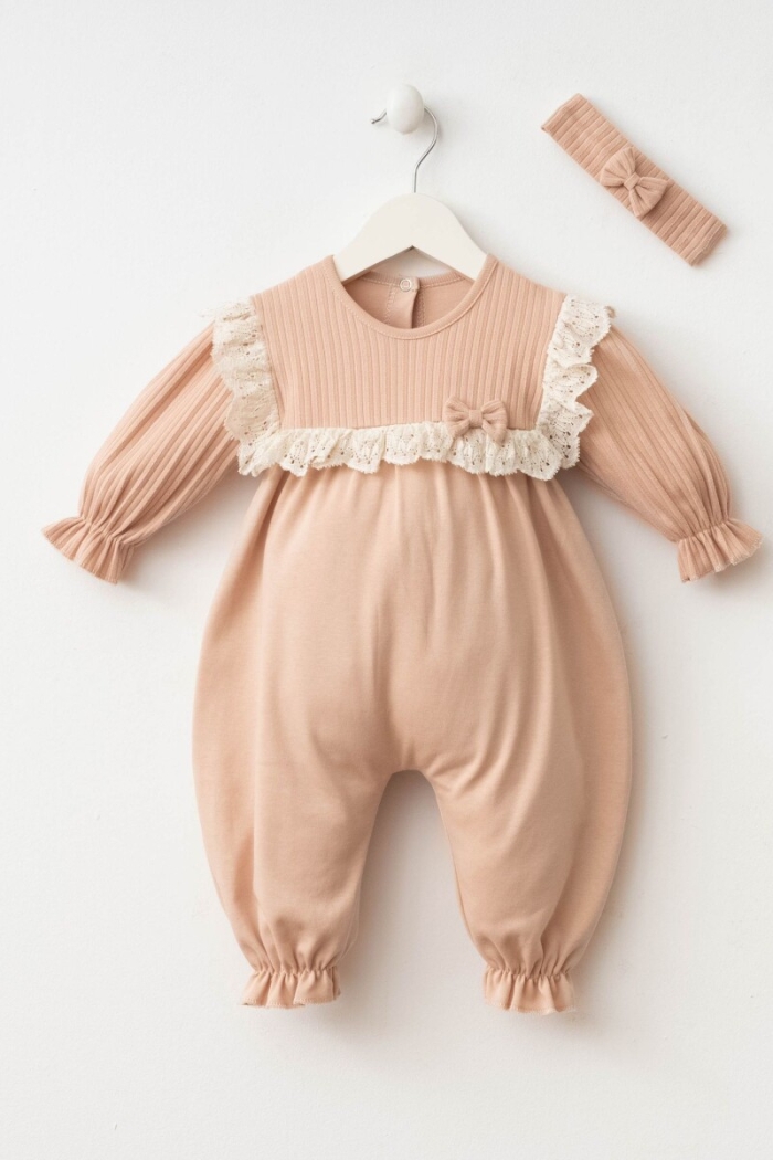 Wholesale Baby Girl Pushbutton and Headband 0-9M - Producer: Minizeyn - Wholesale Kids & Baby Clothes From Turkey - TheBS Kids