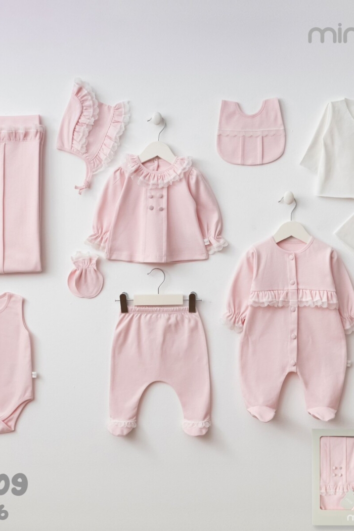 Wholesale Baby Girls 10-Piece Newborn Set 0-1M - Producer: Minizeyn - Wholesale Kids & Baby Clothes From Turkey - TheBS Kids