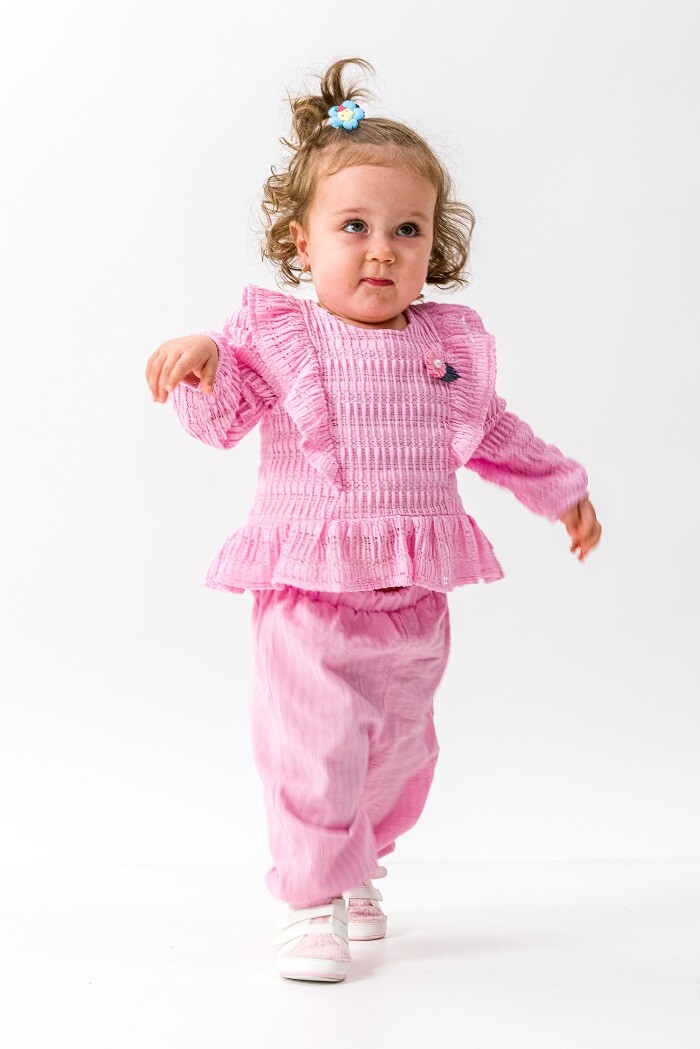 Wholesale Baby Girls 2-Piece Blouse and Pants set 6-18M - Producer: Wecan - Wholesale Kids & Baby Clothes From Turkey - TheBS Kids