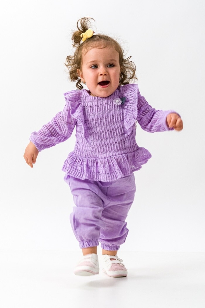 Wholesale Baby Girls 2-Piece Blouse and Pants set 6-18M - Producer: Wecan - Wholesale Kids & Baby Clothes From Turkey - TheBS Kids