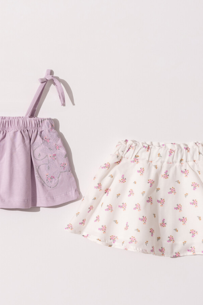 Wholesale Baby Girls 2-Piece Blouse and Single Set 6-18M - Producer: Tuffy - Wholesale Kids & Baby Clothes From Turkey - TheBS Kids