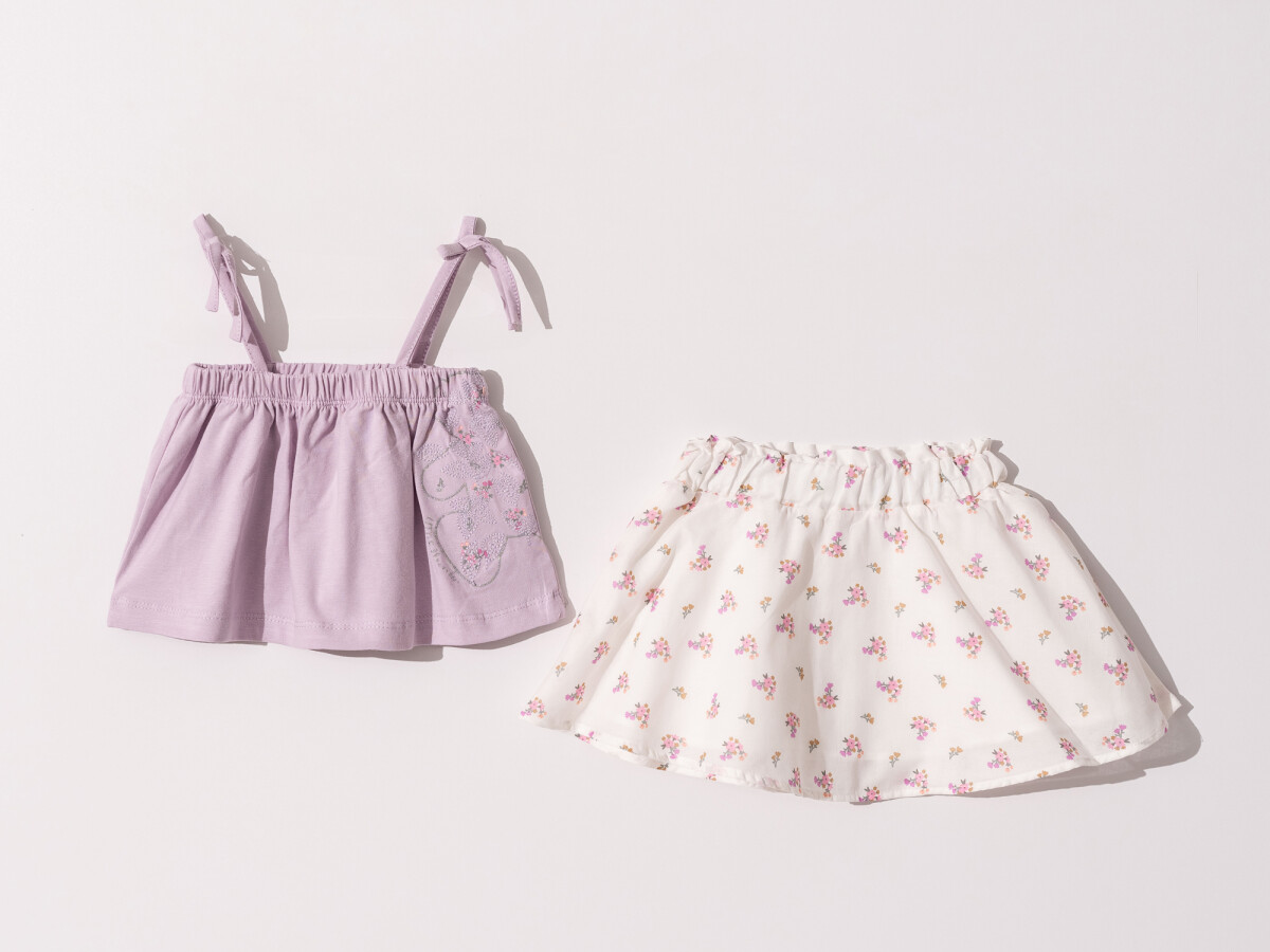 Wholesale Baby Girls 2-Piece Blouse and Single Set 6-18M - Producer: Tuffy - Wholesale Kids & Baby Clothes From Turkey - TheBS Kids