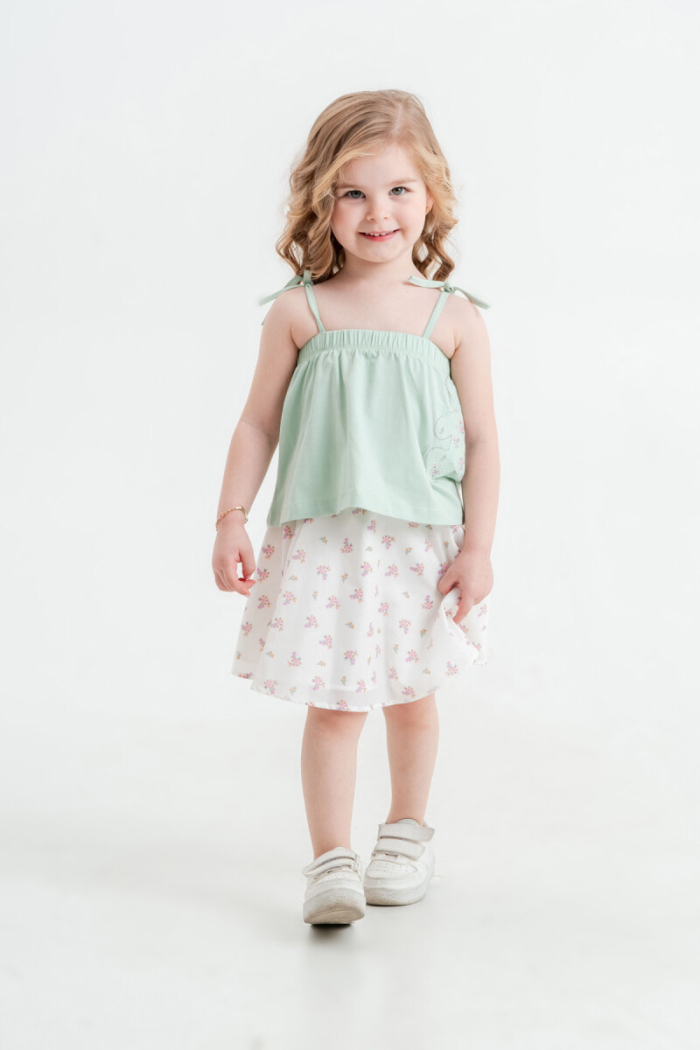 Wholesale Baby Girls 2-Piece Blouse and Single Set 6-18M - Producer: Tuffy - Wholesale Kids & Baby Clothes From Turkey - TheBS Kids