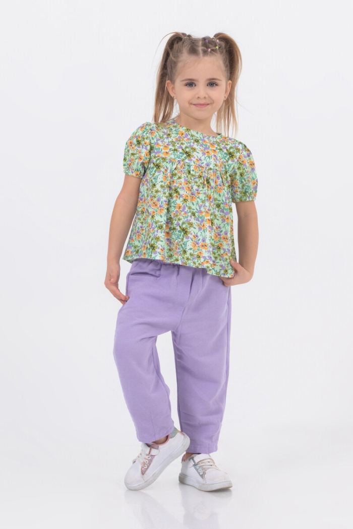 Wholesale Baby Girls 2-Piece T-Shirt and Pants Set 6-18M - Producer: Tuffy - Wholesale Kids & Baby Clothes From Turkey - TheBS Kids