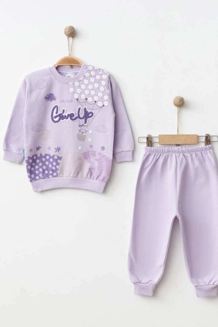 Wholesale Baby Girls 2-Piece Tracksuit Set 9-18M - Producer: Hoppidik - Wholesale Kids & Baby Clothes From Turkey - TheBS Kids