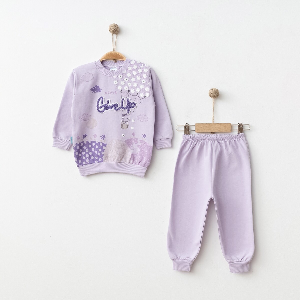Wholesale Baby Girls 2-Piece Tracksuit Set 9-18M - Producer: Hoppidik - Wholesale Kids & Baby Clothes From Turkey - TheBS Kids
