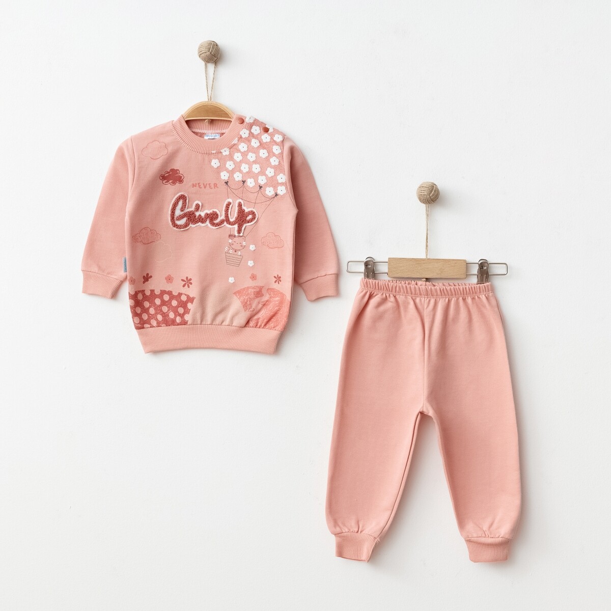 Wholesale Baby Girls 2-Piece Tracksuit Set 9-18M - Producer: Hoppidik - Wholesale Kids & Baby Clothes From Turkey - TheBS Kids