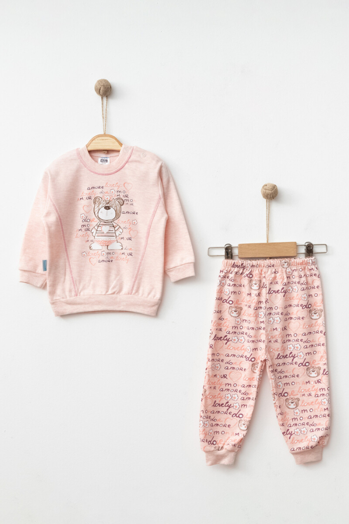 Wholesale Baby Girls 2-Pieces Pijams Set 9-18M - Producer: Hoppidik - Wholesale Kids & Baby Clothes From Turkey - TheBS Kids