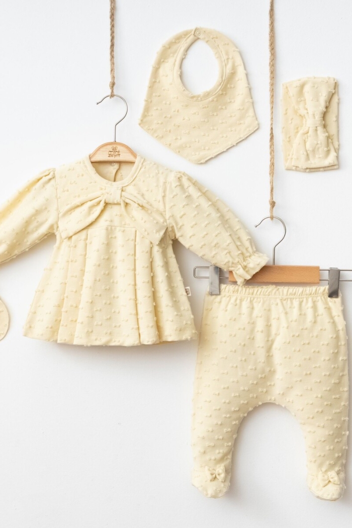 Wholesale Baby Girls 5-Piece Onesies Set 0-3M - Producer: Minizeyn - Wholesale Kids & Baby Clothes From Turkey - TheBS Kids