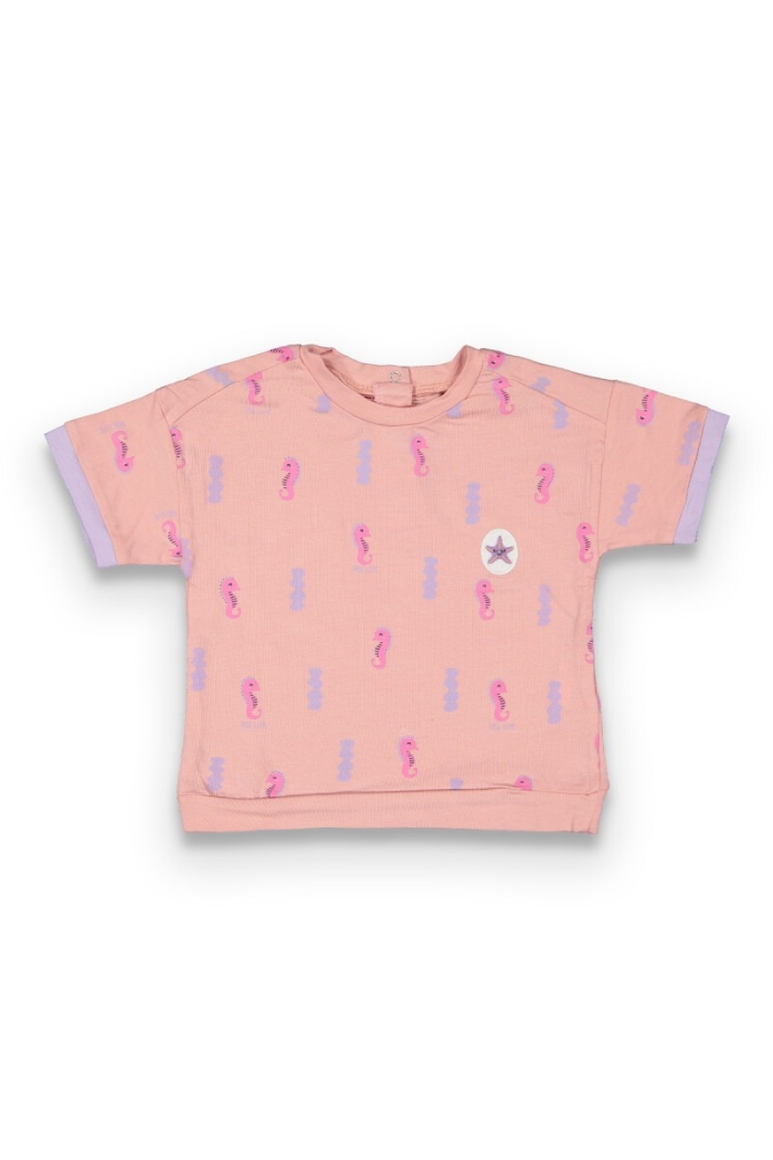 Wholesale Baby Girls Patterned T-shirt 6-18M - Producer: Tuffy - Wholesale Kids & Baby Clothes From Turkey - TheBS Kids