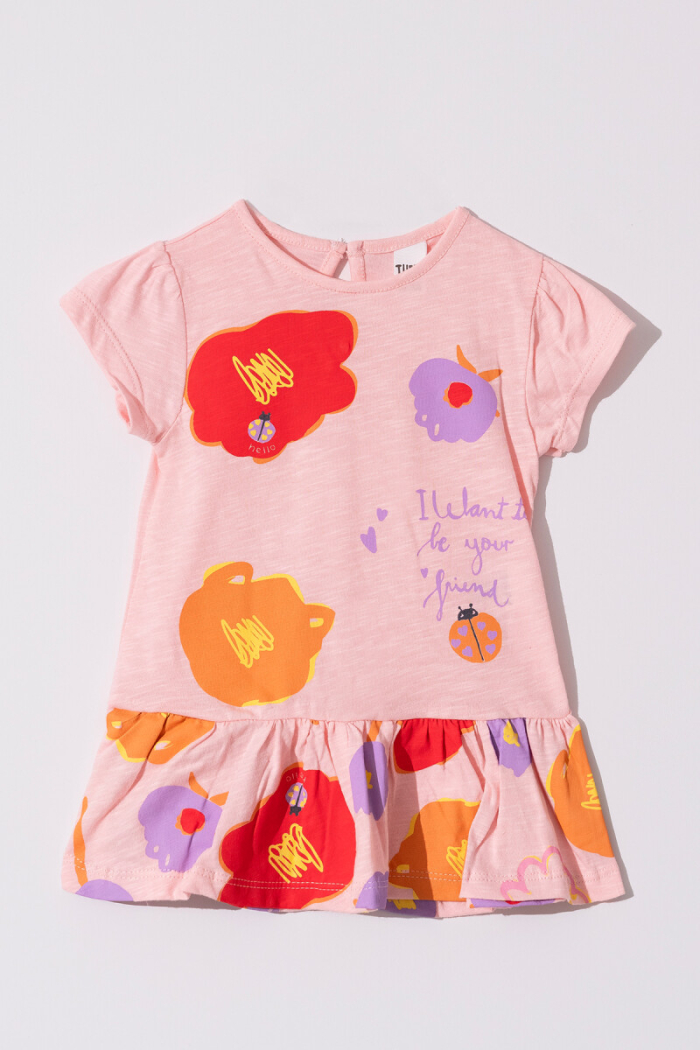 Wholesale Baby Girls Printed Dress 6-18M - Producer: Tuffy - Wholesale Kids & Baby Clothes From Turkey - TheBS Kids