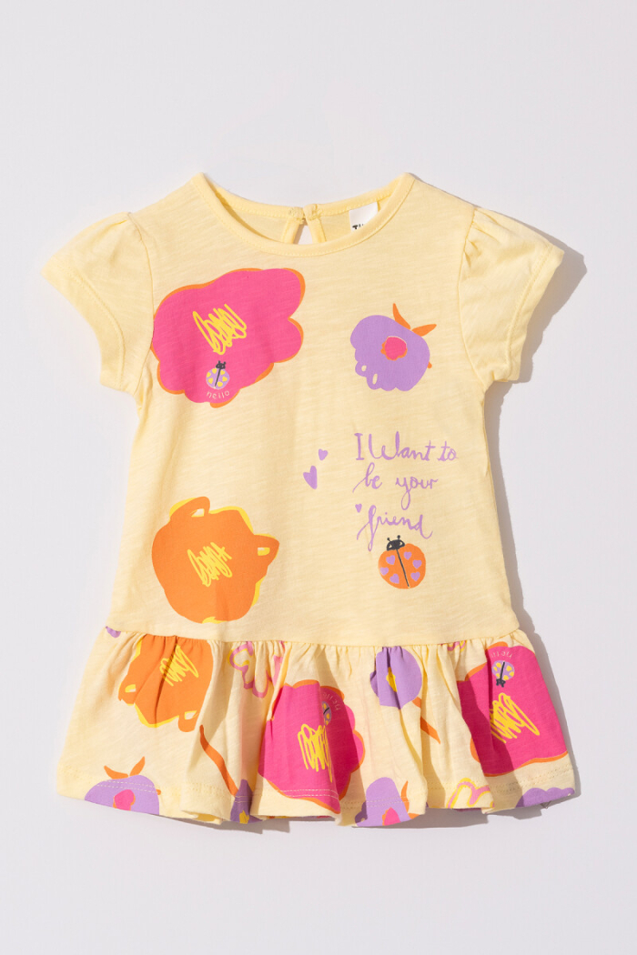 Wholesale Baby Girls Printed Dress 6-18M - Producer: Tuffy - Wholesale Kids & Baby Clothes From Turkey - TheBS Kids