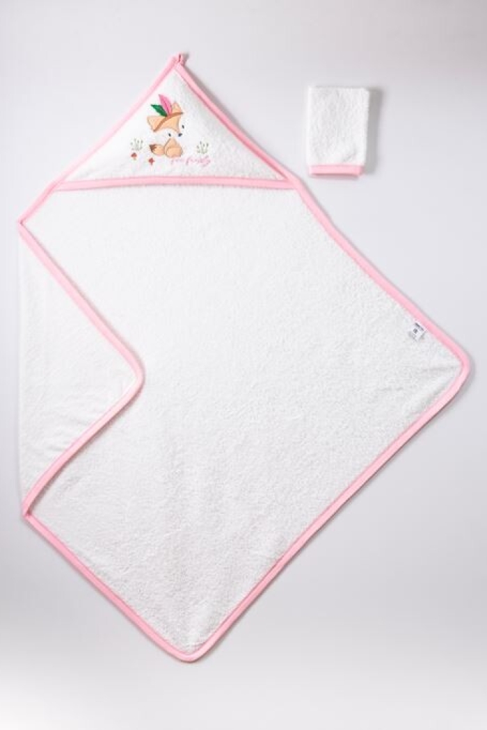 Wholesale Baby Unisex 2-Piece Set with Scrub Mitt and Towel 100x100 - Producer: Ramel Kids - Wholesale Kids & Baby Clothes From Turkey - TheBS Kids