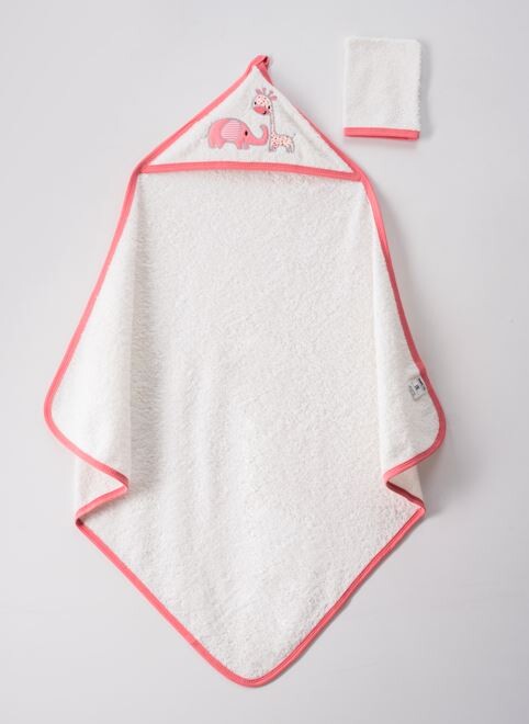 Wholesale Baby Unisex 2-Piece Set with Scrub Mitt and Towel 75x80 - Producer: Ramel Kids - Wholesale Kids & Baby Clothes From Turkey - TheBS Kids