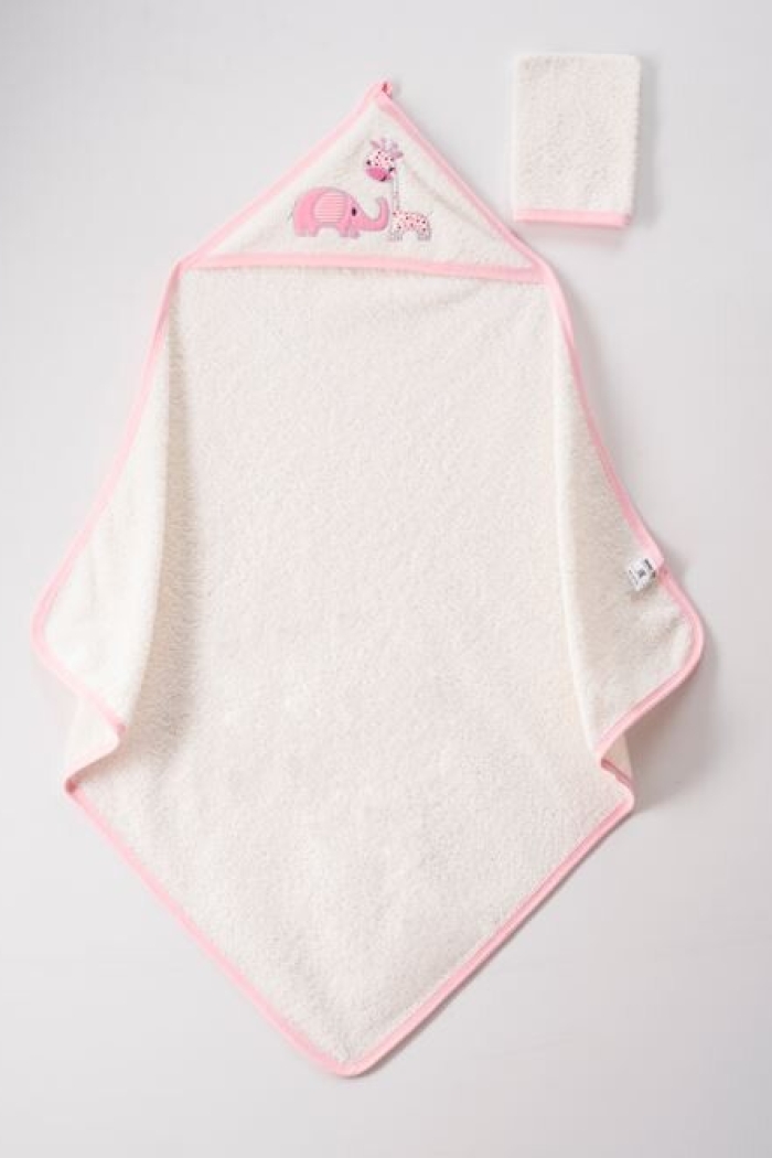 Wholesale Baby Unisex 2-Piece Set with Scrub Mitt and Towel 75x80 - Producer: Ramel Kids - Wholesale Kids & Baby Clothes From Turkey - TheBS Kids