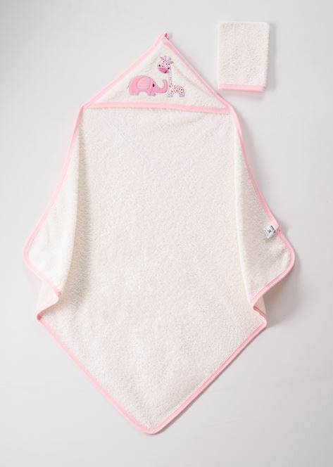 Wholesale Baby Unisex 2-Piece Set with Scrub Mitt and Towel 75x80 - Producer: Ramel Kids - Wholesale Kids & Baby Clothes From Turkey - TheBS Kids