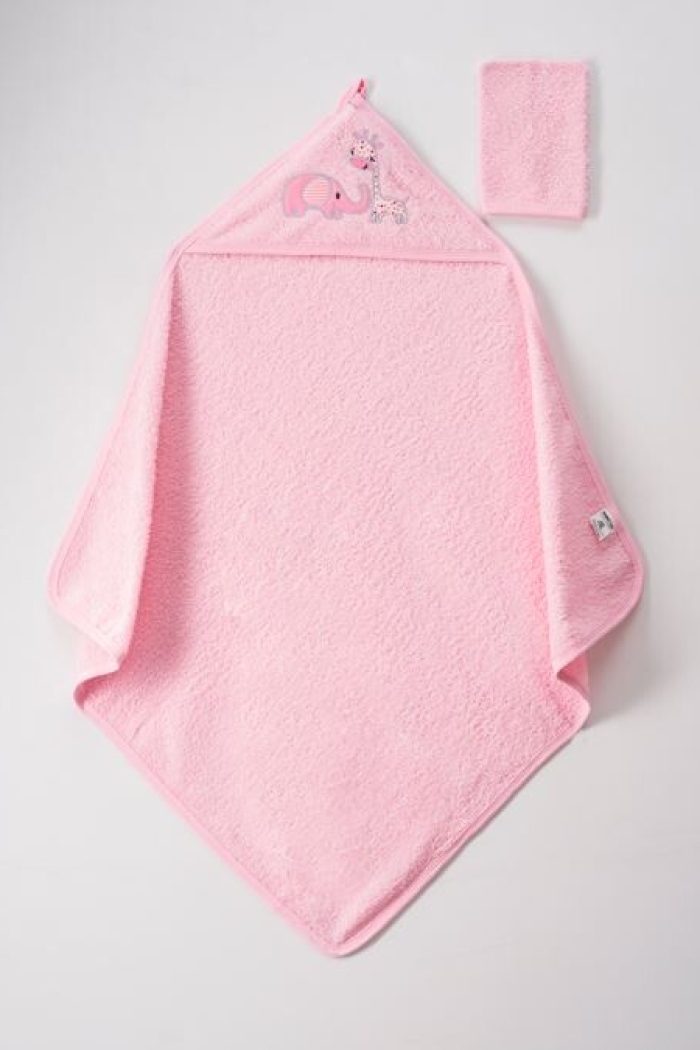 Wholesale Baby Unisex 2-Piece Set with Scrub Mitt and Towel 75x80 - Producer: Ramel Kids - Wholesale Kids & Baby Clothes From Turkey - TheBS Kids