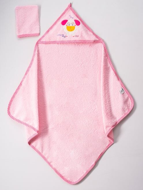 Wholesale Baby Unisex 2-Piece Set with Scrub Mitt and Towel 80x80 - Producer: Ramel Kids - Wholesale Kids & Baby Clothes From Turkey - TheBS Kids