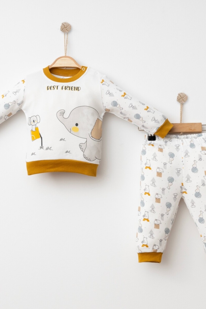 Wholesale Baby Unisex 2-Pieces Body and Pants 6-18M - Producer: Gümüş Baby - Wholesale Kids & Baby Clothes From Turkey - TheBS Kids