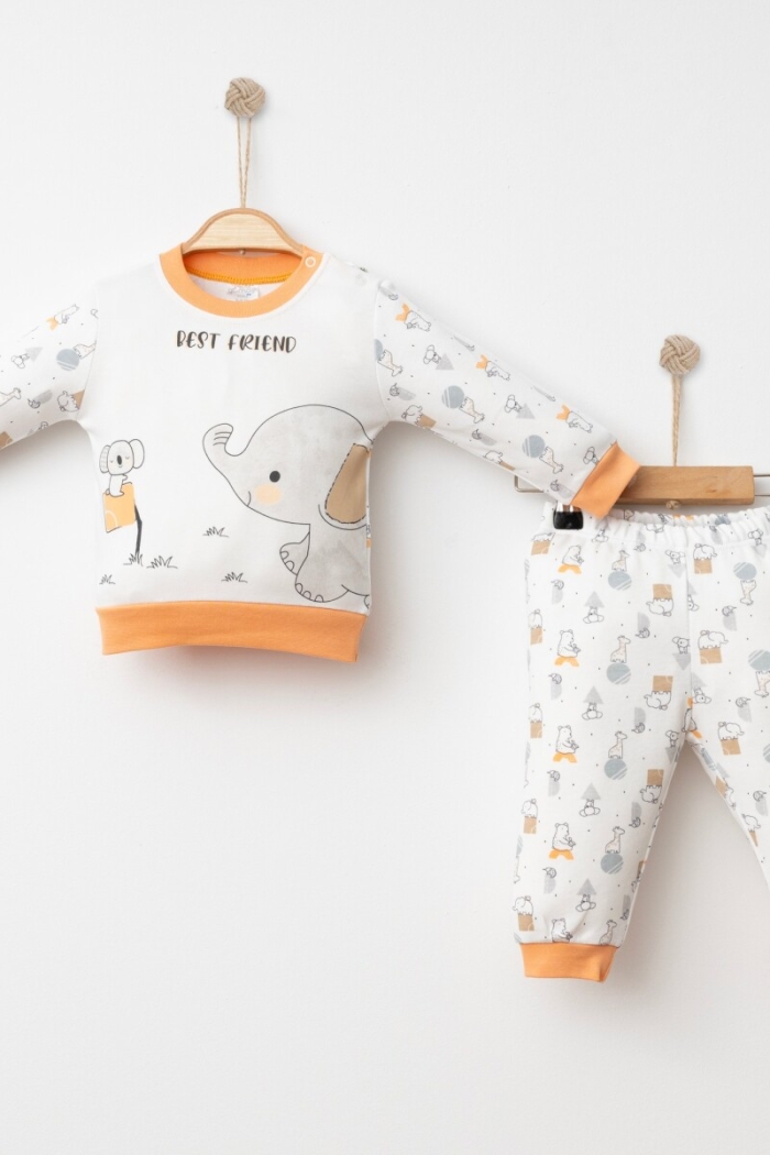 Wholesale Baby Unisex 2-Pieces Body and Pants 6-18M - Producer: Gümüş Baby - Wholesale Kids & Baby Clothes From Turkey - TheBS Kids
