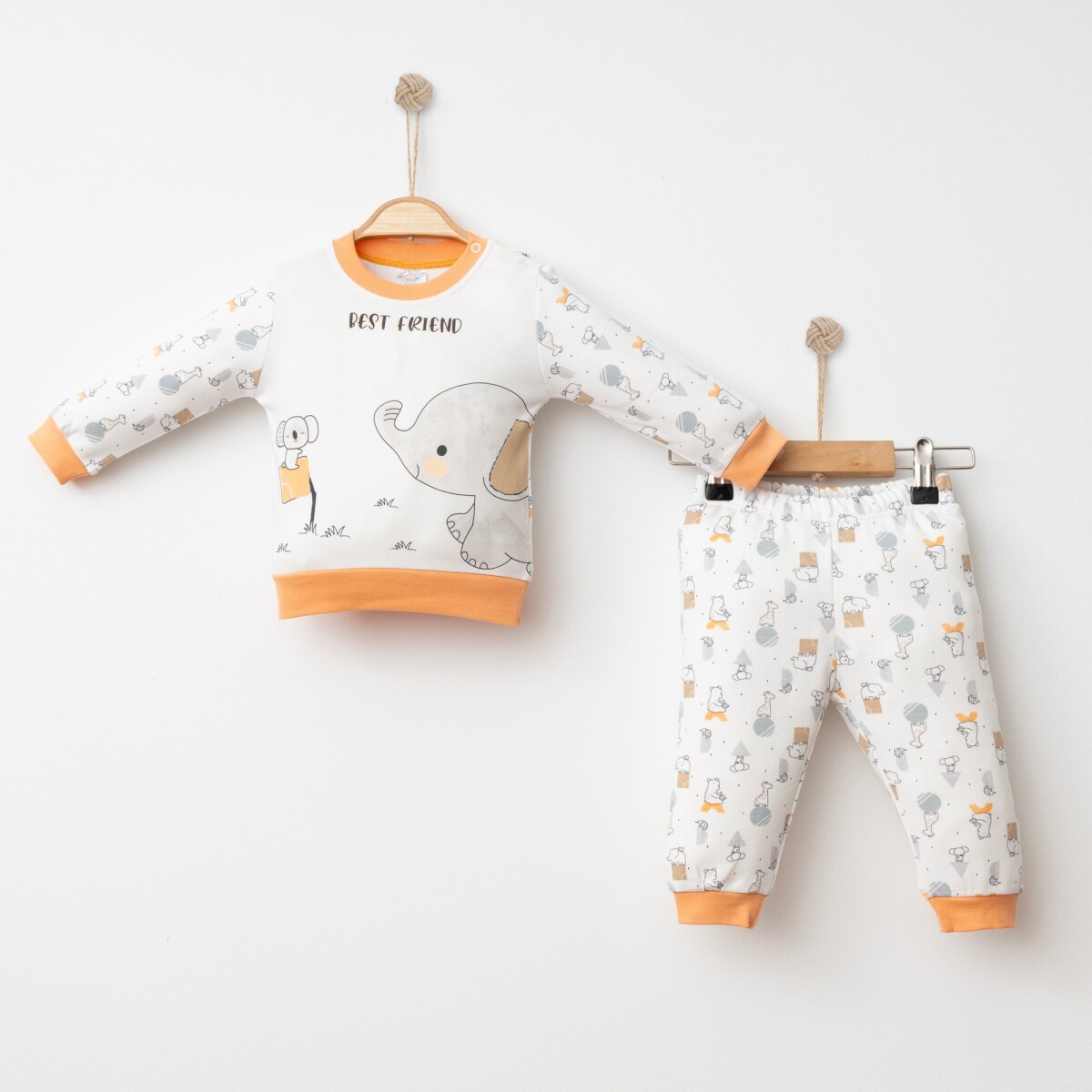 Wholesale Baby Unisex 2-Pieces Body and Pants 6-18M - Producer: Gümüş Baby - Wholesale Kids & Baby Clothes From Turkey - TheBS Kids