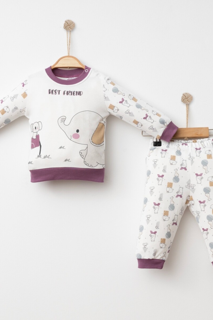 Wholesale Baby Unisex 2-Pieces Body and Pants 6-18M - Producer: Gümüş Baby - Wholesale Kids & Baby Clothes From Turkey - TheBS Kids