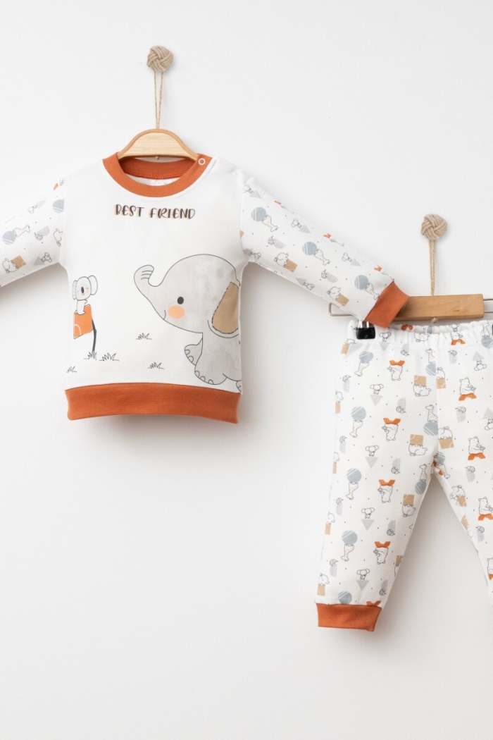 Wholesale Baby Unisex 2-Pieces Body and Pants 6-18M - Producer: Gümüş Baby - Wholesale Kids & Baby Clothes From Turkey - TheBS Kids