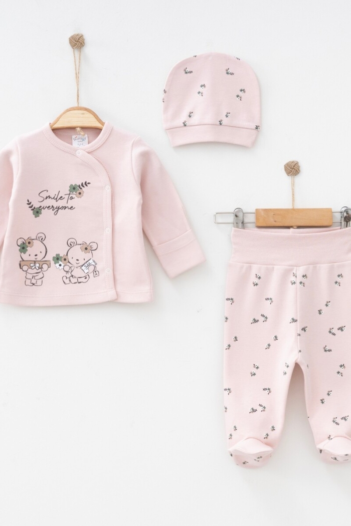Wholesale Baby Unisex 3-Pieces Newborn Set 0-3M - Producer: Gümüş Baby - Wholesale Kids & Baby Clothes From Turkey - TheBS Kids