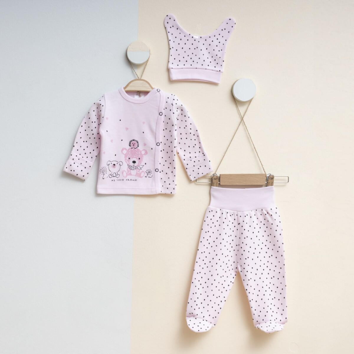 Wholesale Baby Unisex 3-Pieces Newborn Set 0-3M - Producer: Gümüş Baby - Wholesale Kids & Baby Clothes From Turkey - TheBS Kids