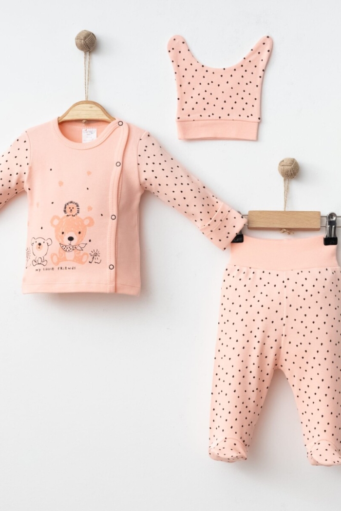 Wholesale Baby Unisex 3-Pieces Newborn Set 0-3M - Producer: Gümüş Baby - Wholesale Kids & Baby Clothes From Turkey - TheBS Kids