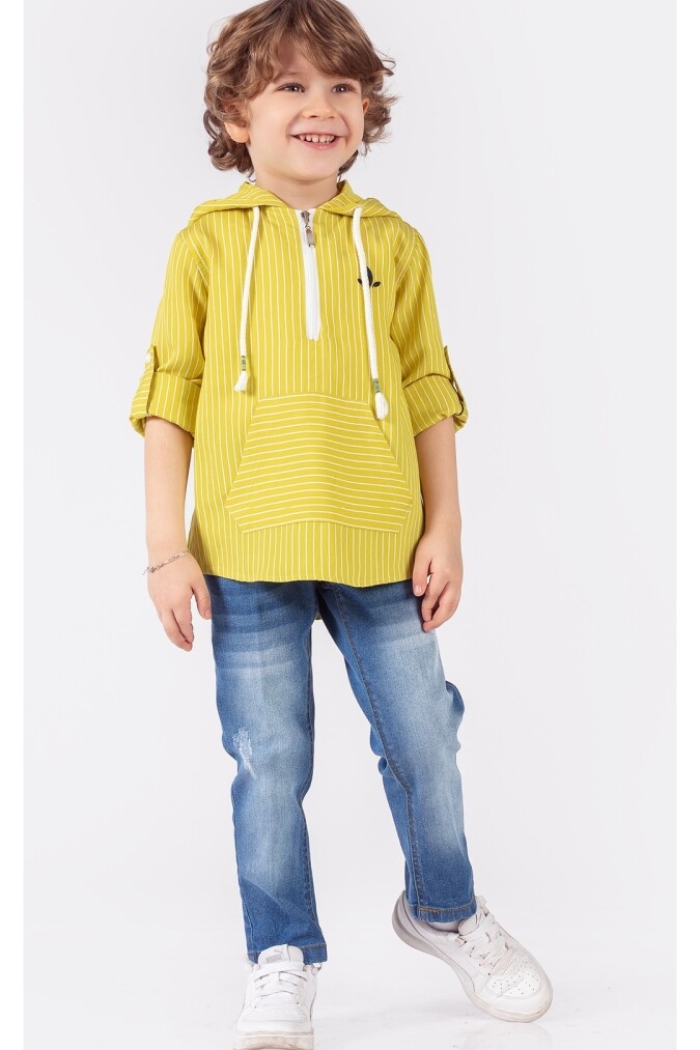 Wholesale Boys 2-Piece Hoodie Shirt and Denim Pants 1-4Y - Producer: Lemon - Wholesale Kids & Baby Clothes From Turkey - TheBS Kids