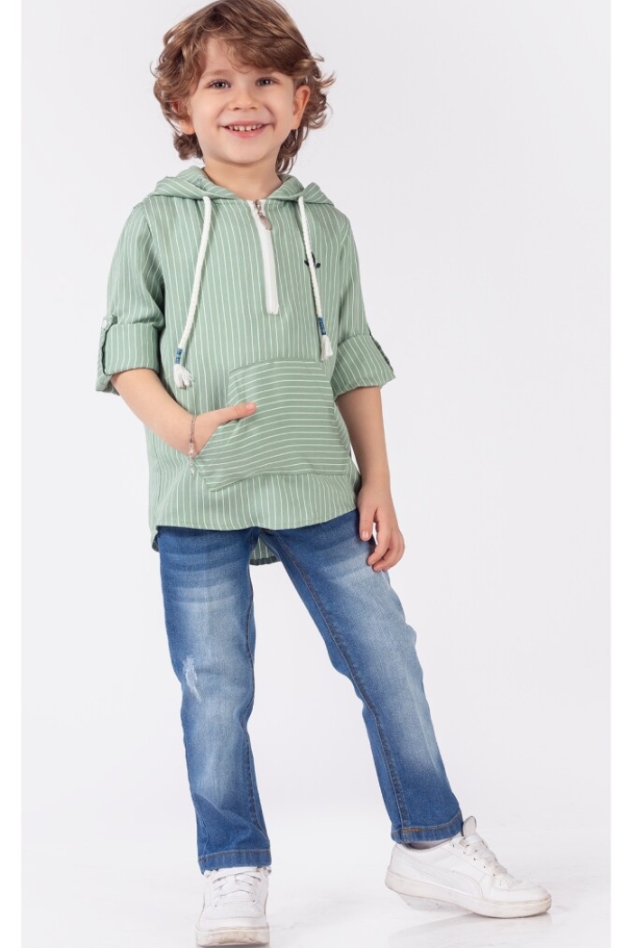 Wholesale Boys 2-Piece Hoodie Shirt and Denim Pants 1-4Y - Producer: Lemon - Wholesale Kids & Baby Clothes From Turkey - TheBS Kids