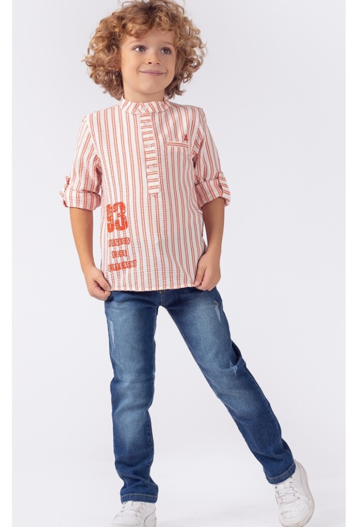 Wholesale Boys 2-Piece Shirt and Denim Pants Set 5-8Y - Producer: Lemon - Wholesale Kids & Baby Clothes From Turkey - TheBS Kids