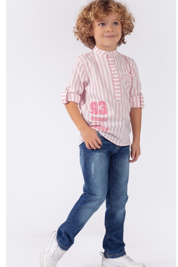 Wholesale Boys 2-Piece Shirt and Denim Pants Set 5-8Y - Producer: Lemon - Wholesale Kids & Baby Clothes From Turkey - TheBS Kids