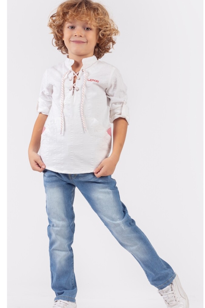 Wholesale Boys 2-Piece Shirt and Pants Set 5-8Y - Producer: Lemon - Wholesale Kids & Baby Clothes From Turkey - TheBS Kids