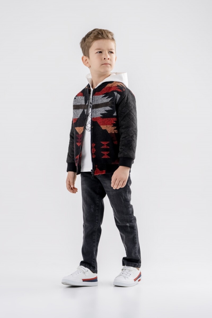 Wholesale Boys 3-Piece Coat T-Shirt and Pants Set 8-12Y - Producer: Lemon - Wholesale Kids & Baby Clothes From Turkey - TheBS Kids