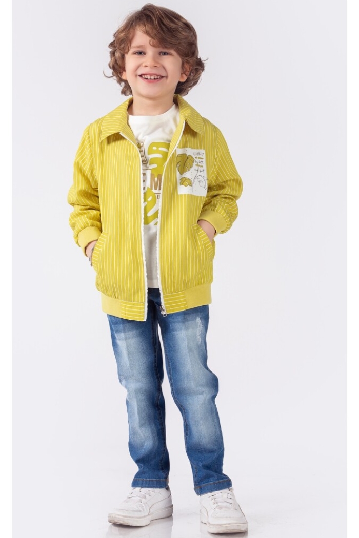 Wholesale Boys 3-Piece Jacket Denim Pants And T-Shirt Set 1-4Y - Producer: Lemon - Wholesale Kids & Baby Clothes From Turkey - TheBS Kids