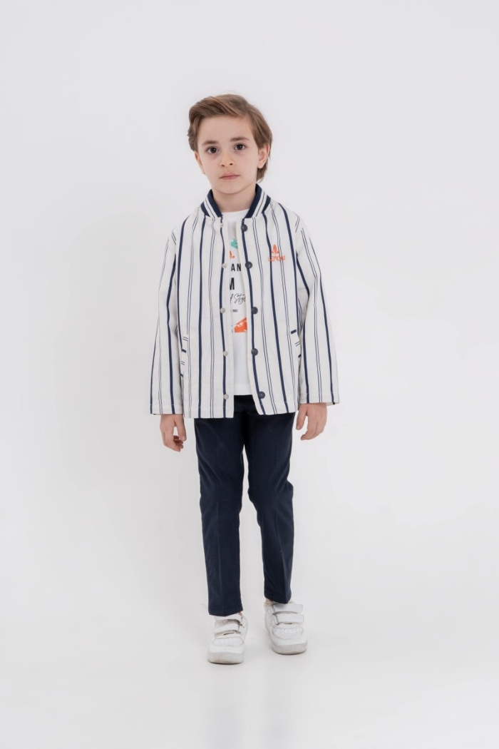 Wholesale Boys 3-Piece Jacket, T-Shirt and Pants Set 3-7Y - Producer: Lemon - Wholesale Kids & Baby Clothes From Turkey - TheBS Kids