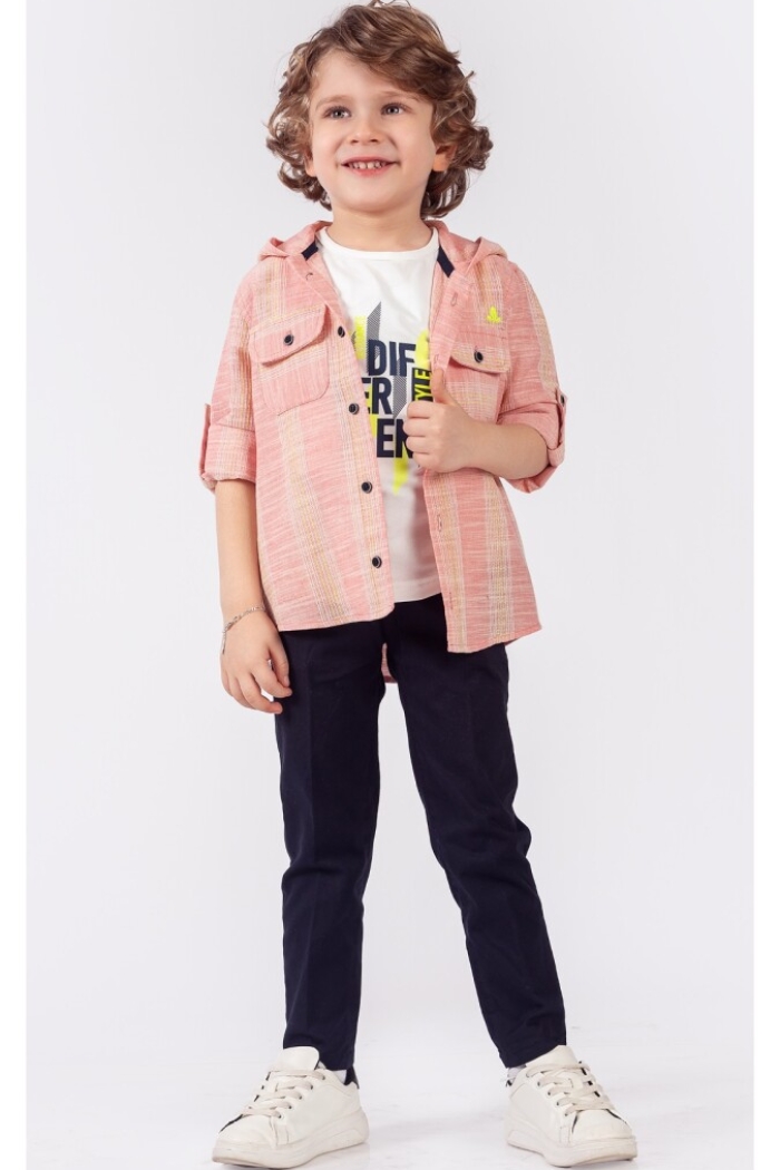 Wholesale Boys 3-Piece Shirt Pants And T-Shirt Set 1-4Y - Producer: Lemon - Wholesale Kids & Baby Clothes From Turkey - TheBS Kids