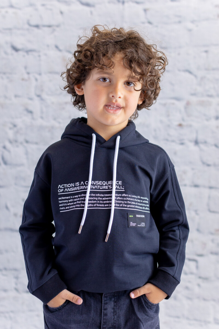 Wholesale Boys' Hooded Printed Sweatshirt 1-12Y - Producer: Zeyland - Wholesale Kids & Baby Clothes From Turkey - TheBS Kids