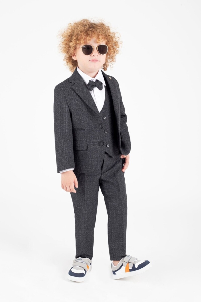 Wholesale Boy's Jacket and Vest Suit Set 7-10Y - Producer: Terry - Wholesale Kids & Baby Clothes From Turkey - TheBS Kids