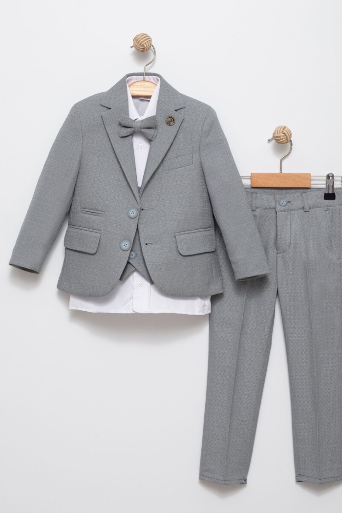 Wholesale Boy's Jacket Vest Suit Set 3-6Y - Producer: Terry - Wholesale Kids & Baby Clothes From Turkey - TheBS Kids