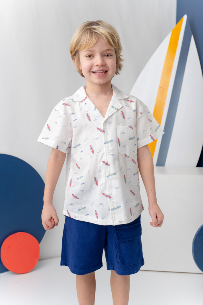 Wholesale Boys Linen Shirt 1-14Y - Producer: Zeyland - Wholesale Kids & Baby Clothes From Turkey - TheBS Kids