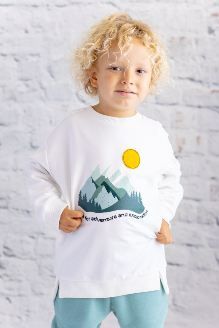 Wholesale Boys' Print Embroidery Detailed Sweatshirt 1-12Y - Producer: Zeyland - Wholesale Kids & Baby Clothes From Turkey - TheBS Kids