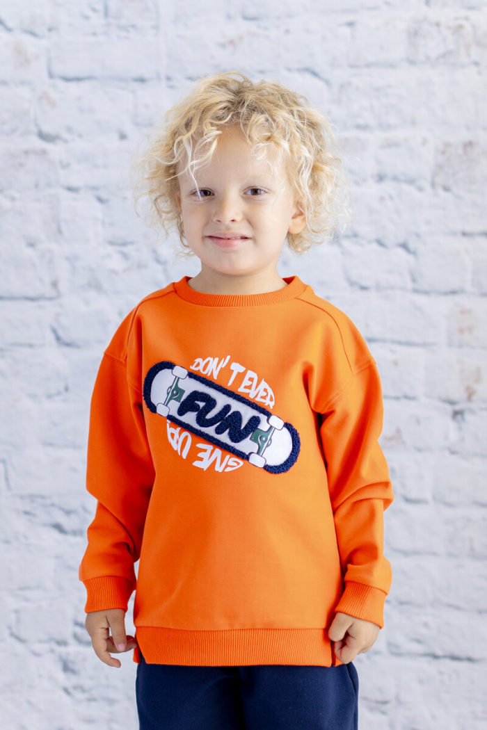 Wholesale Boys' Print Embroidery Detailed Sweatshirt 1-12Y - Producer: Zeyland - Wholesale Kids & Baby Clothes From Turkey - TheBS Kids