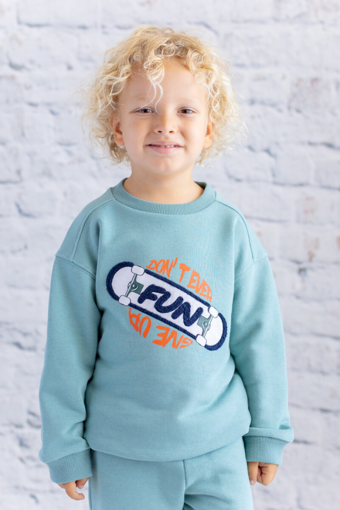 Wholesale Boys' Print Embroidery Detailed Sweatshirt 1-12Y - Producer: Zeyland - Wholesale Kids & Baby Clothes From Turkey - TheBS Kids