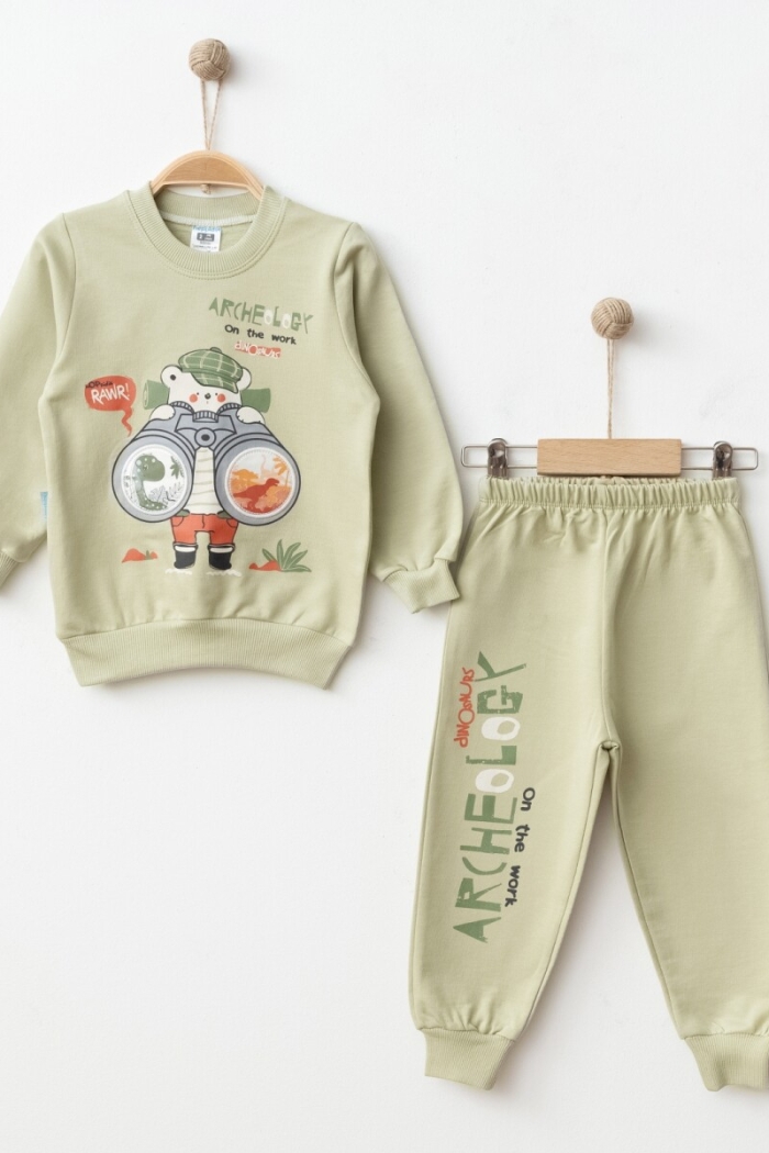 Wholesale Boys Printed 2-Piece Tracksuit 2-4Y - Producer: Hoppidik - Wholesale Kids & Baby Clothes From Turkey - TheBS Kids